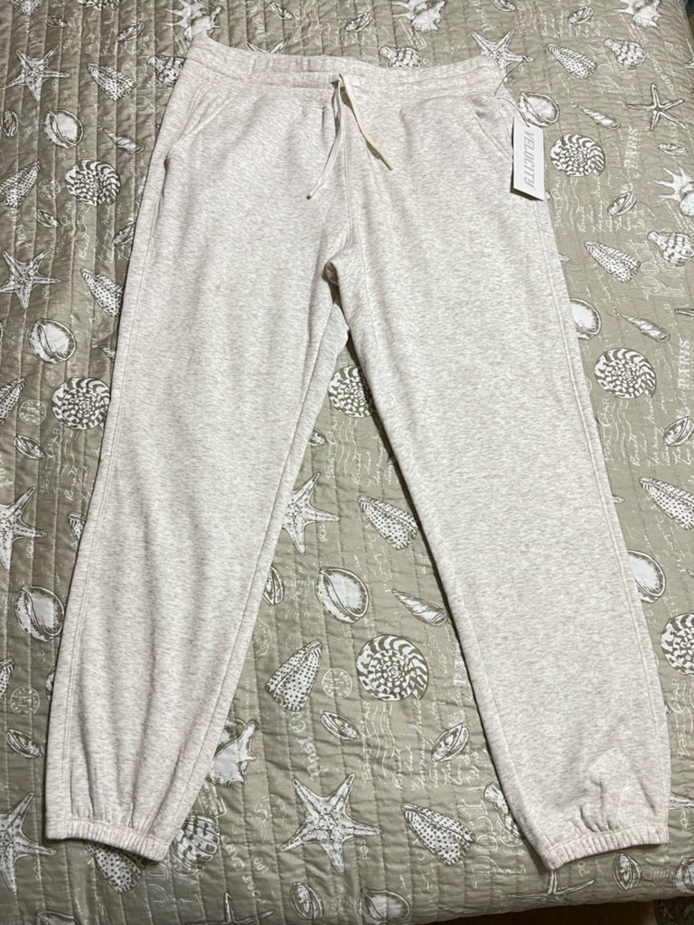 Velocity Light Heathered Beige Lounge Joggers
